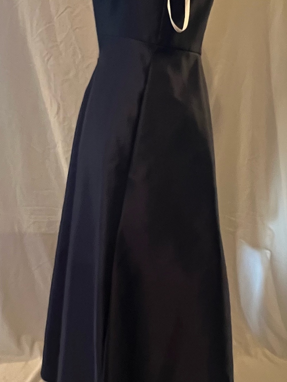Alfred Sung Dessy Junior Collection Sophia Blue Sleeveless Gown Pleated A-line - Picture 4 of 10